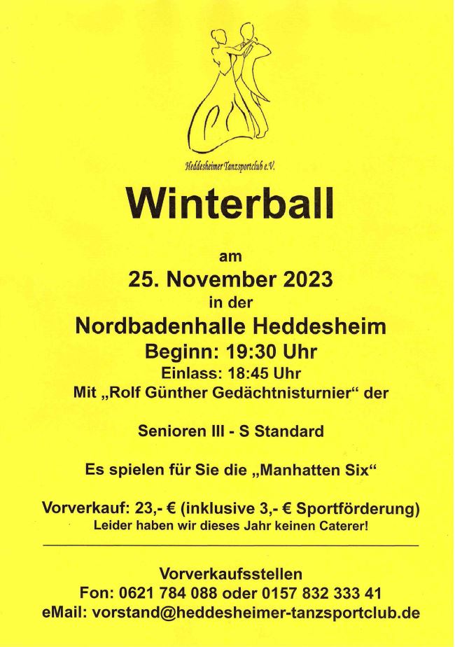 Winterball 2023 gelb